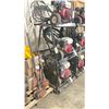 Image 2 : BLACK METAL 3 TIER PRESSURE WASHER / EQUIPMENT DISPLAY STAND * STAND ONLY, PRESSURE WASHERS NOT