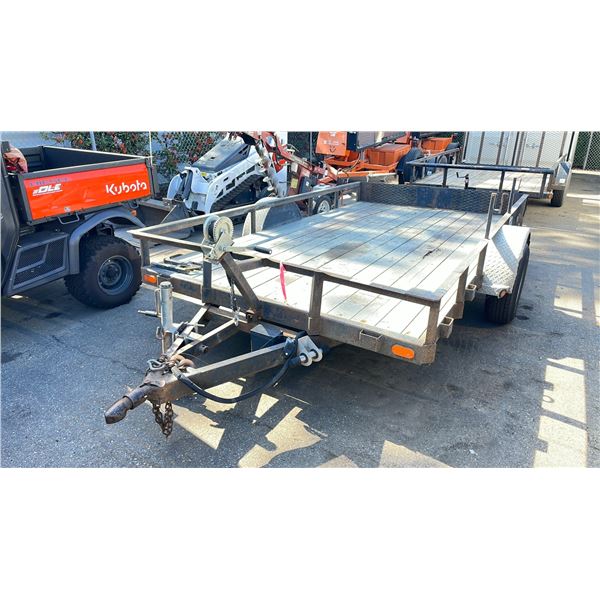 2004 PJ TILT DECK TRAILER, BLACK, VIN 4P5SA121X42049868