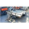 Image 1 : 2004 PJ TILT DECK TRAILER, BLACK, VIN 4P5SA121X42049868