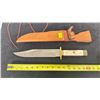 Image 1 : J NOWILL & SONS SHEFFIELD, ENGLAND, BONE HANDLED BOWIE KNIFE