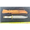 Image 4 : J NOWILL & SONS SHEFFIELD, ENGLAND, BONE HANDLED BOWIE KNIFE