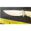 Image 2 : CUSTOM-MADE KNIFE BONE HANDLE SIGNED BY MAKER