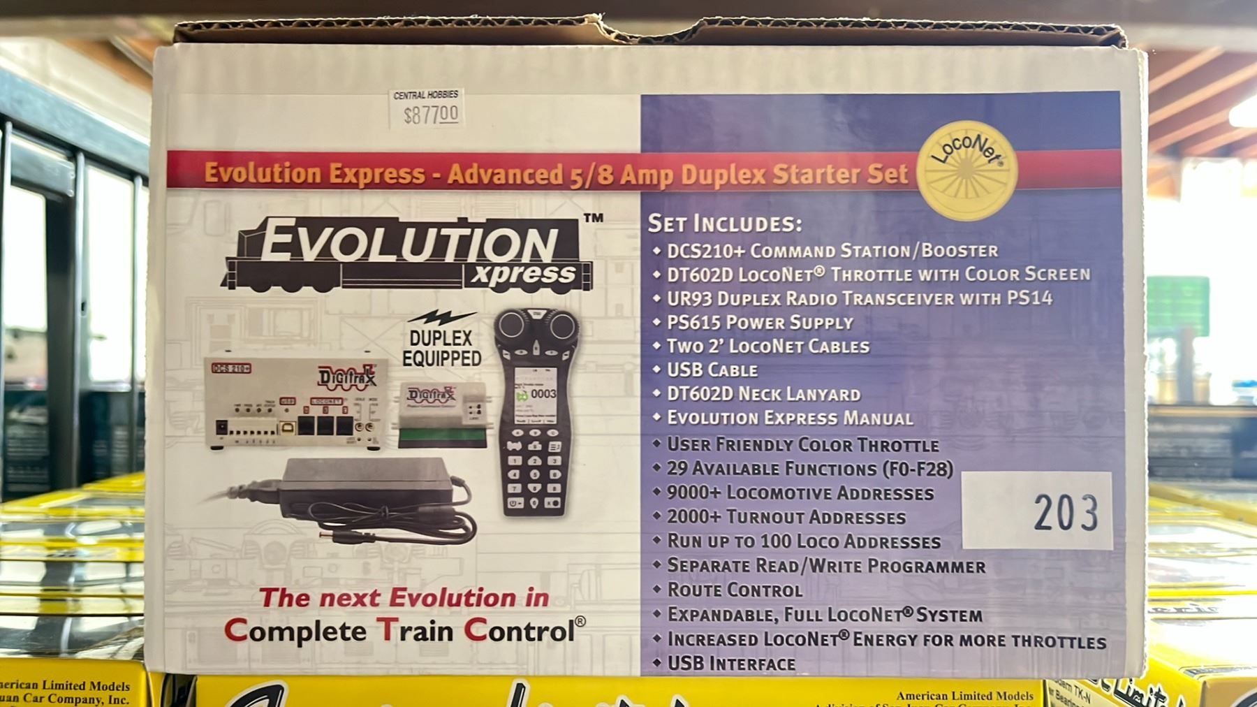 DIGITRAX EVOLUTION XPRESS - ADVANCED 5/8 AMP DUPLEX STARTED SET - Able ...