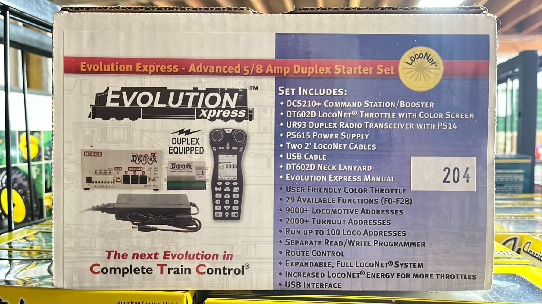 DIGITRAX EVOLUTION XPRESS - ADVANCED 5/8 AMP DUPLEX STARTED SET - Able ...