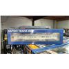 Image 2 : SHELF OF ASSORTED HO SCALE MODEL TRAINS - TRULINE TRAINS GOLD SERIES & RAPIDO TRAINS INC