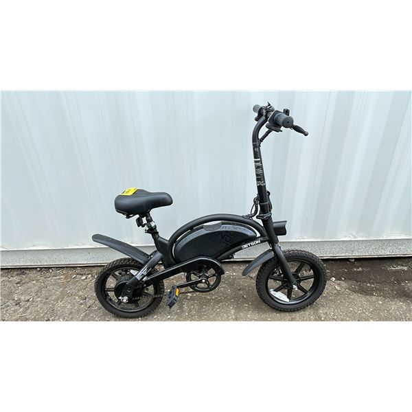 *POWERS ON* JETSON BOLT PRO E-BIKE WITH BATTERY (NO CHARGER, UNKNOWN WORKING CONDITION)