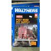 Image 2 : BOX OF WALTHERS HO SCALE MODEL TRAIN SCENIC STRUCTURES