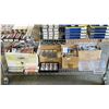 Image 1 : SHELF OF ASSORTED N SCALE MODEL TRAINS - BROADWAY LIMITED IMPORTS, ATHEARN,
