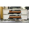Image 2 : KATO F7 A+B LOCOMOTIVE SET & AT & SF EI CAPITAN 2 CAR ADD ON SET N SCALE MODEL TRAINS
