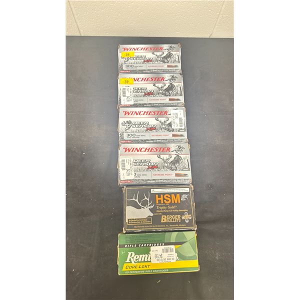 6 BOXES OF 300 WINMAG AMMUNITION *MUST HAVE VALID CURRENT PAL FOR PURCHASE*
