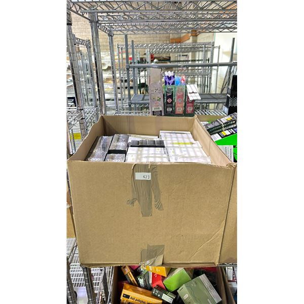 BOX OF ASSORTED VAPE PRODUCTS