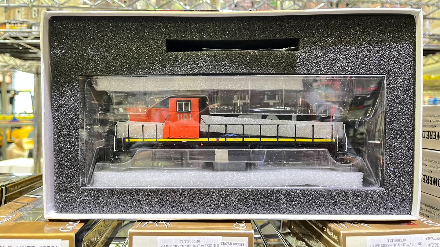 Train Model Red RAPIDO TRAINS INC CANADIAN NATIONAL WET NOODLE RED & BLACK HO SCALE ...
