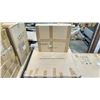 Image 2 : RATANA YALE SQUARE METAL TABLE WITH CHROME LEGS 31.5" X 31.5" X 29.5" *NEW IN BOX* (2 BOXES)