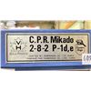 Image 2 : VH MODELS CANADIAN PACIFIC RAILWAY MIKADO 2-8-2 P-1D,E HO SCALE MODEL TRAIN