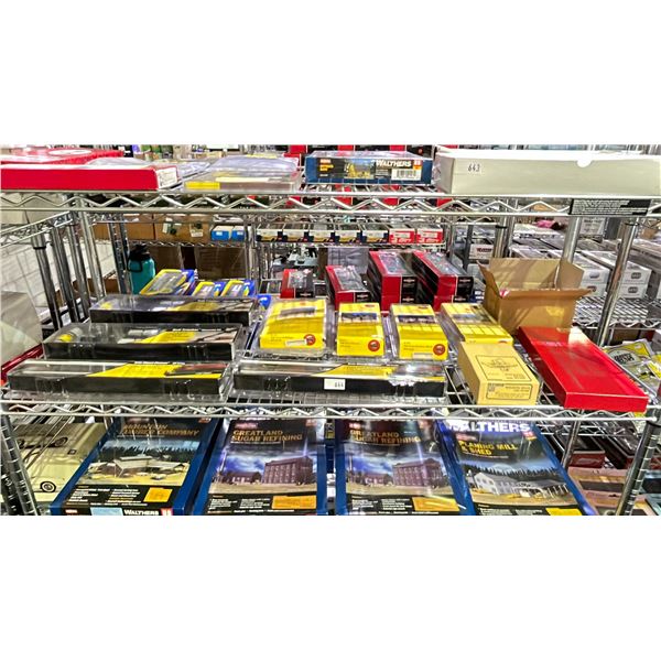 TIDY TRACK CLEANING KITS, HO SCALE MODEL TRAIN SCENIC STRUCTURES, HO SCALE WALKING BEAM OIL PUMP &