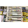 Image 2 : SHELF OF ASSORTED HO SCALE MODEL TRAIN VEHICLES