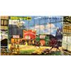 Image 2 : SHELF OF MODEL TRAIN HO SCALE SALOON SCENIC STRUCTURE & MODEL TRAIN LANDSCAPE/SCENERY ACCESSORIES
