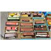 Image 3 : SHELF OF ASSORTED OPENED HO SCALE MODEL TRAINS