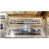 Image 4 : SHELF OF ASSORTED N SCALE MODEL TRAINS - NORTH AMERICAN RAILCAR CO, CON-COR, INTERMOUNTAIN RAILWAY
