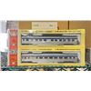 Image 6 : SHELF OF ASSORTED HO SCALE MODEL TRAINS - CON COR + INTERMOUNTAIN RAILWAY CO & BOX OF PROTO 2000