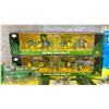 Image 5 : SHELF OF ASSORTED JOHN DEERE DIE CAST VEHICLES, DECORATIVE LIGHT SET & MORE