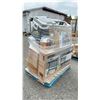Image 2 : PALLET OF ASSORTED ITEMS INCLUDING; RA FURNITURE, IGLOO COOLERS, ADJUSTABLE HEIGHT ELECTRIC DESK &