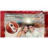 Image 2 : RED FLEECE LINED HEATED BLANKET WITH 3 HEATING LEVELS