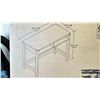 Image 2 : HOMETRENDS 39.4"W X 19.7"D X 29.9"T RUSTIC DESK - *IN BOX*