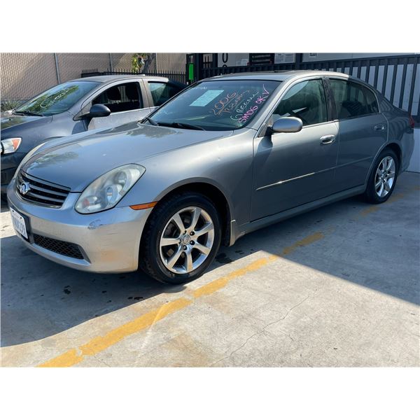 INFI G35 2006 APP-DUP-T DON SMOG