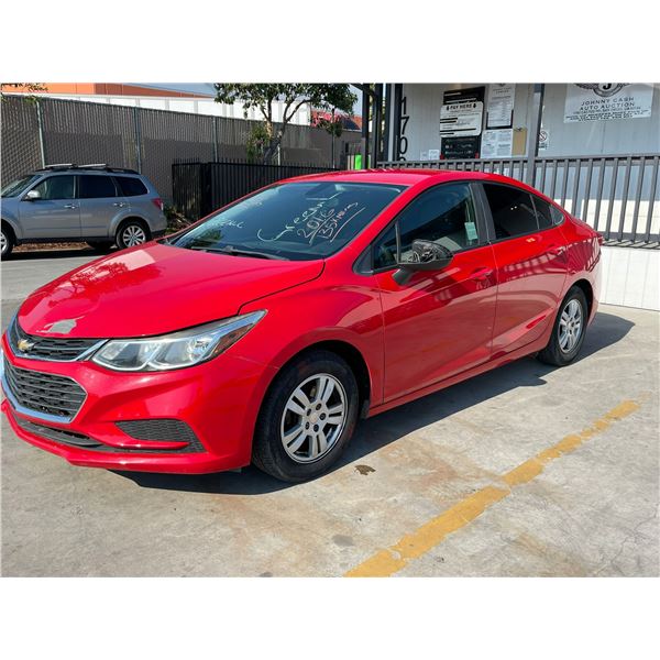 CHEV CRUZE 2016 T-2 DAYS