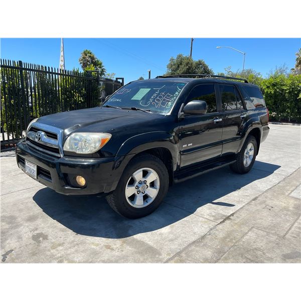 TOYT 4RUNNER 2007 T-SMOG -2 DAYS