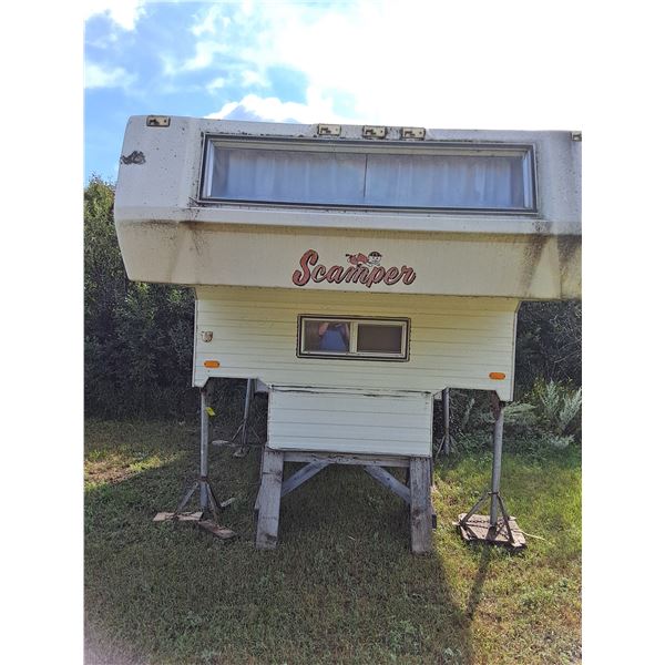 1972 Scamper Truck Camper - 11' Truck Box Fit - 16' Total Length