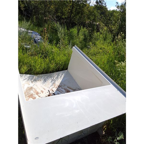 Hytec Kohler Fiberglass Shower - 60" Wide x 78" High - Some Damage - As is