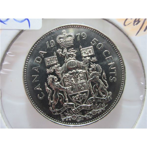 1979 CH/BU CANADA HALF DOLLAR