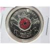 Image 3 : 2004 REMEMBRANCE COLORED POPPY & 2006 CANCER COLORED PINK RIBBON CANADA QUARTERS