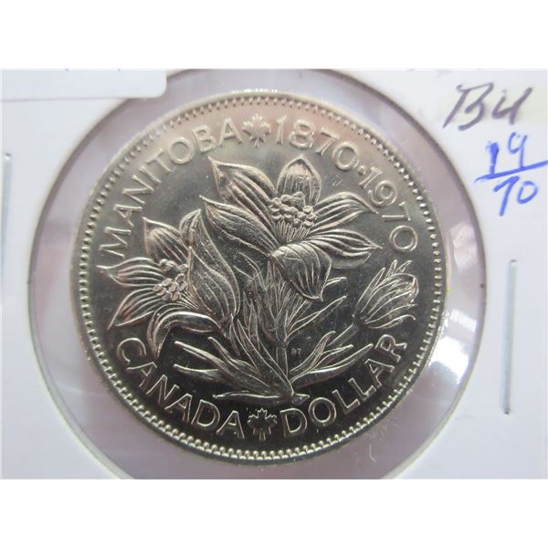 1870 - 1970 BU CANADA MANITOBA DOLLAR