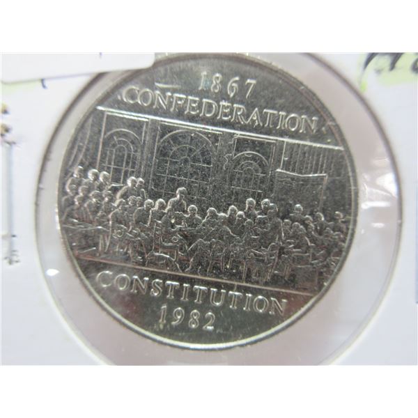 1867 - 1982 Canada Constitution Confederation Dollar