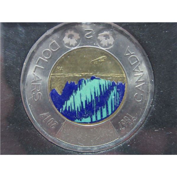 2017 Canada Glow in the Dark Cased Toonie