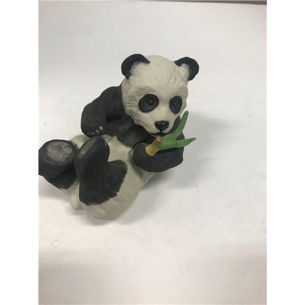 COLLECTABLE/ESTATE:  BOEHM "PANDA RESTING" PORCELAIN FIGURINE