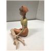 Image 2 : COLLECTABLE/ESTATE:  GOEBEL "GIRL IN ORANGE SKIRT" FIGURINE (NUMBERED)