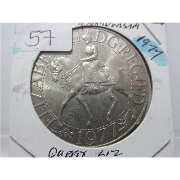 1977 25th Year Anniversary Queen Elizabeth II Crown?