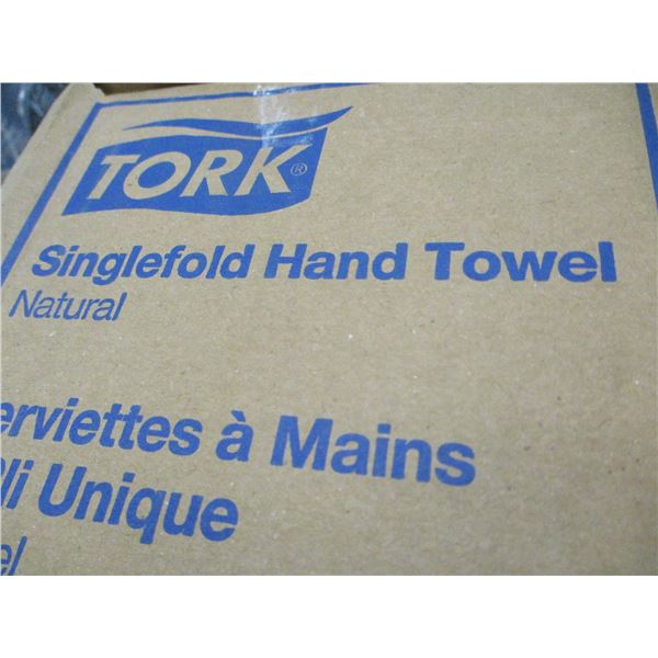 NEW:  50A SINGLE FOLD HAND TOWELS (18 PACKAGES) - CASE