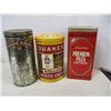 Image 1 : COLLECTABLE:  3 TINS & 1 ADDING MACHINE - BOX