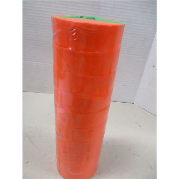 NEW:  ORANGE TAPE (12 ROLLS) - BUNDLE