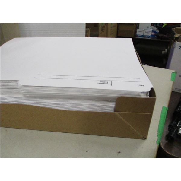 NEW:  LETTER SIZE FILE FOLDERS (100) - BOX