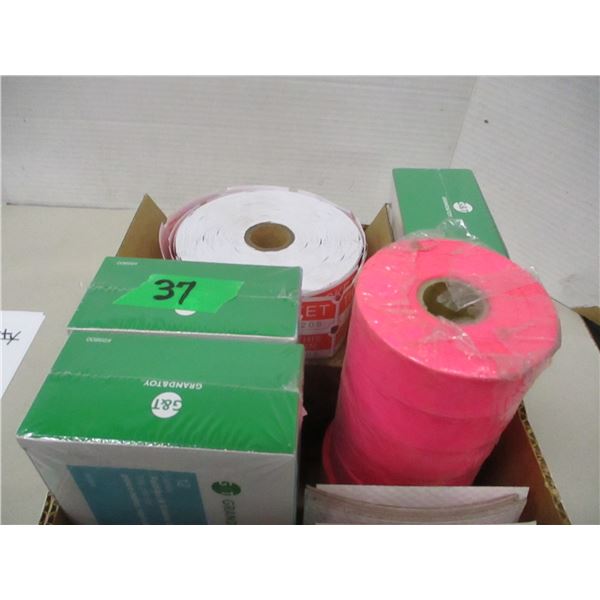 BOX C/W ASSORTED OFFICE SUPPLIES