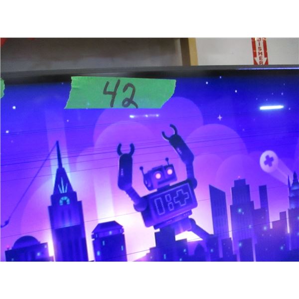 UNCLAIMED STORAGE:  2023 HISENSE 55" TV (AS IS; POWERS UP)