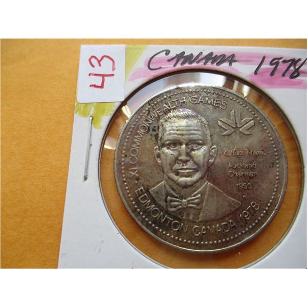 1978 EDMONTON COMMONWEALTH CANADA DOLLAR