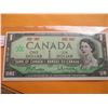 Image 1 : 1967 CRISP UNCIRCULATED CENTENNIAL (NO SERIAL NUMBER) $1 BILL