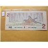 Image 2 : 1986 BIRD SERIES UNCIRCULATED LAST OF THE BIRD SERIES $2 BILL